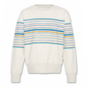 c-neck oversized stripes oyster