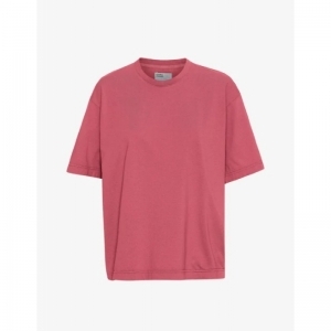 Oversized Organic T-shirt raspberry pink