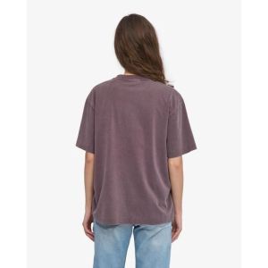 Oversized Organic T-shirt faded grape