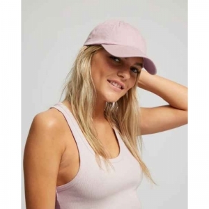 Organic cotton cap faded pink