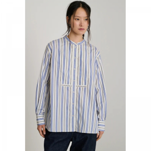 Dori blouse bleu/blanc