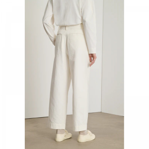 Devy jean droit blanc casse