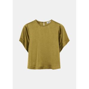 Satin top fern green