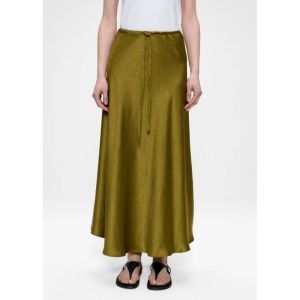 drawstring skirt fern green