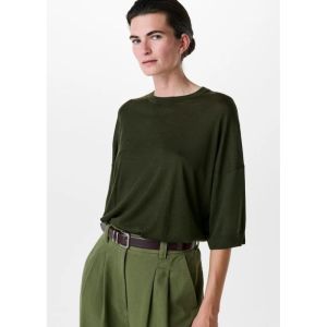 Light merino dawson dark green