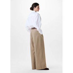 White poplin batsleeve shirt white