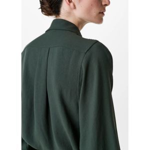 Fluid batsleeve shirt dark green