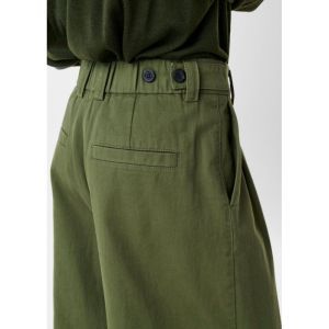 Cot twill elastic green khaki