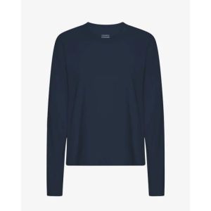 Organic LS T-shirt navvy blue